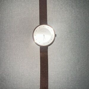 Skagen Gitte Rose-Tone Steel Mesh Watch